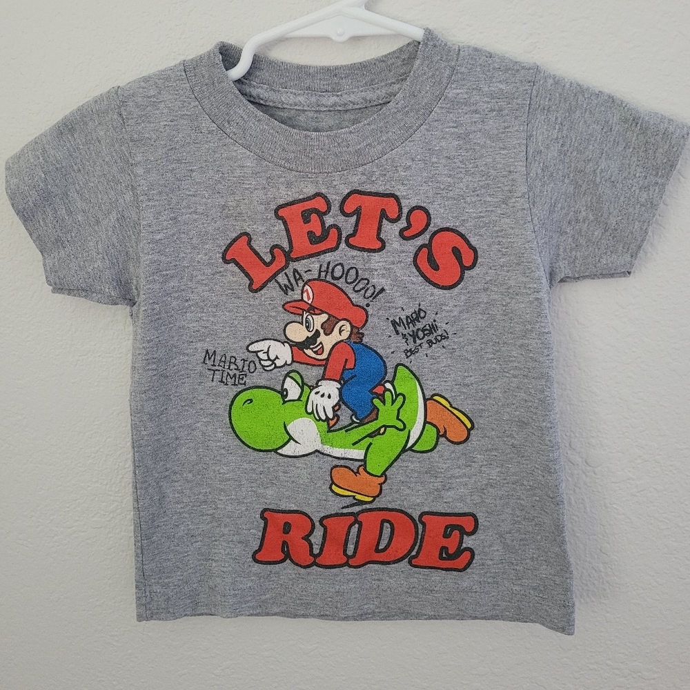 Toddler Super Mario T-Shirt, size 2T, Mario & Yoshi
